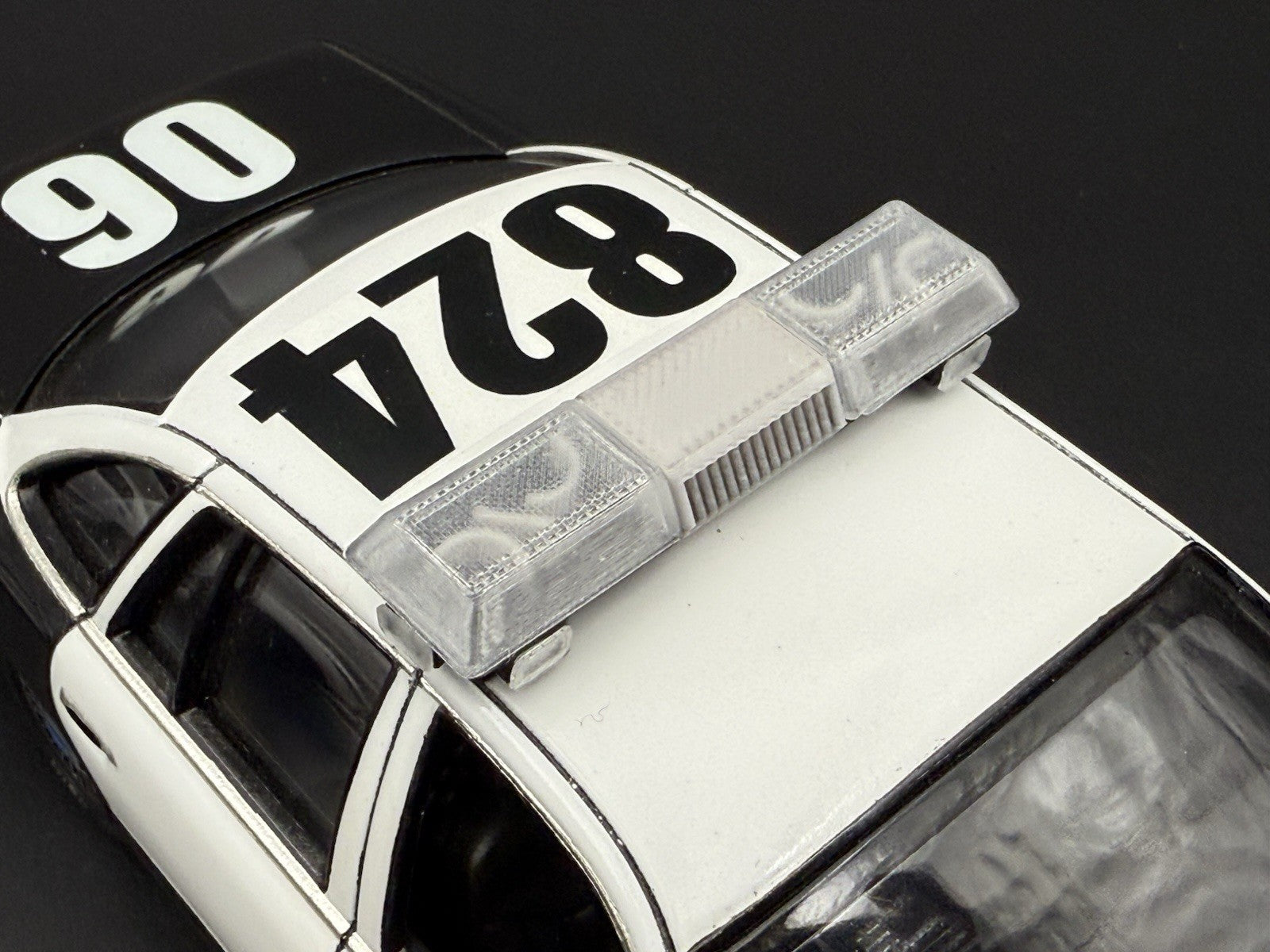 1/24 25 Scale Clear Chrome Streethawk Lightbar Police 24647