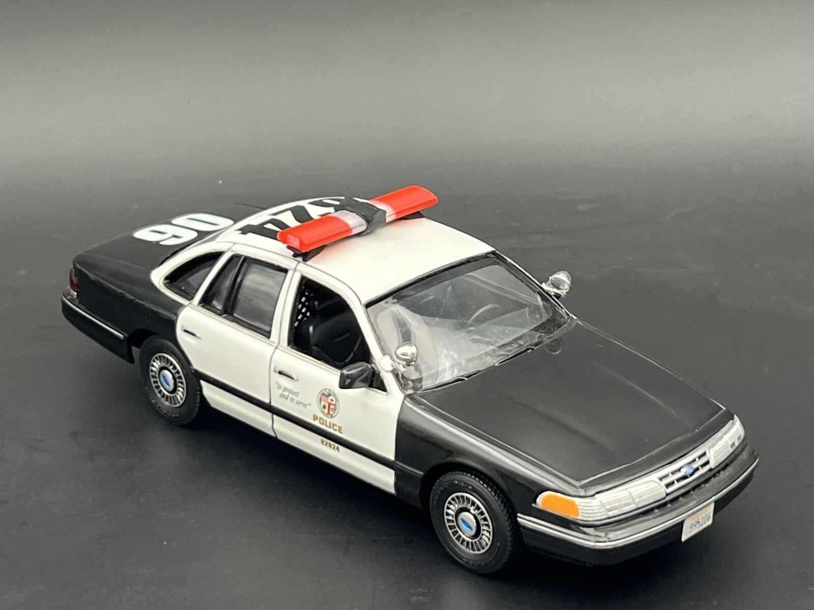 1/24 25 LED Ready Jetsonic Lightbar Red Clear Sheriff Highway Patrol Police Fire6
