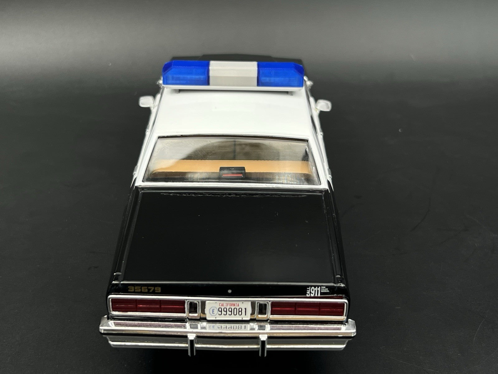1/18 Blue Smith Wesson 8780 8880 8980 Lightbar Police Sheriff Fire13