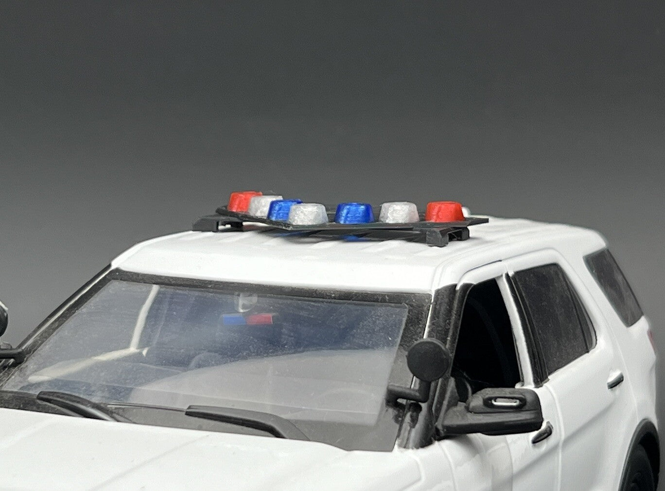 1/18 LED Ready LVMPD Blue Red Federal Signal Vision SLR Lightbar Police Car6