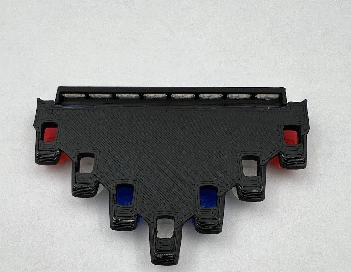 1/24 25 Scale Model LED Ready Clear Federal Vector Lightbar Police Fire 2432C2