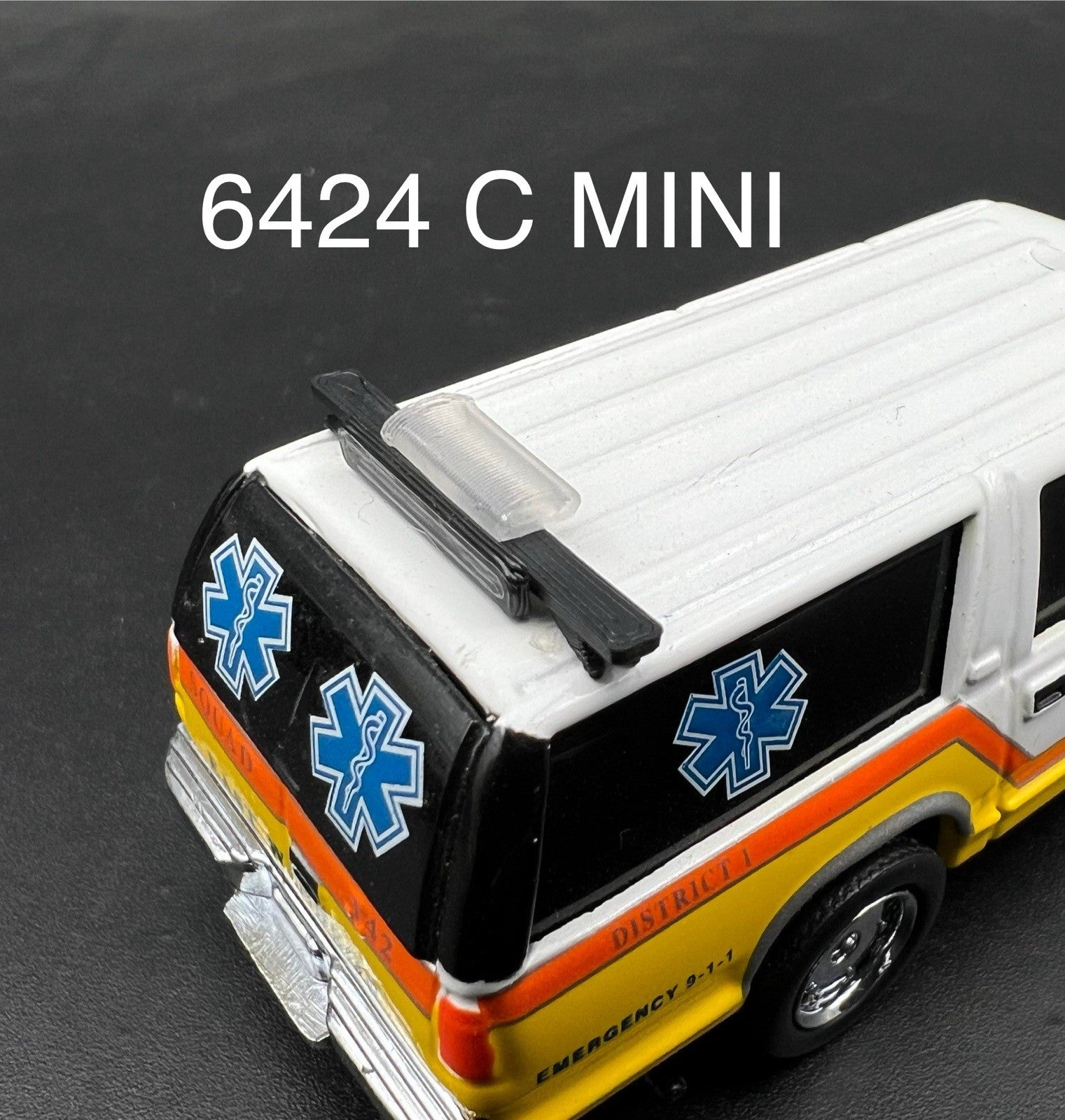 1/64 Jetsolaris Lightbar For NYPD Chevy Express Van New York Police Fire Sheriff0
