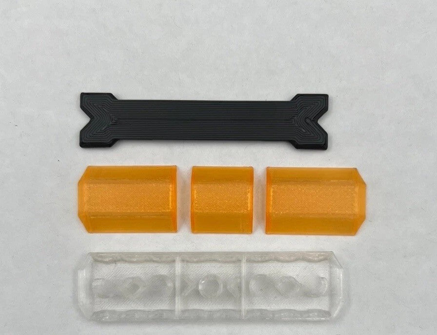 1/24 Scale Model LED Compatible Amber Code 3 MX7000 Lightbar Security Work 2414A2