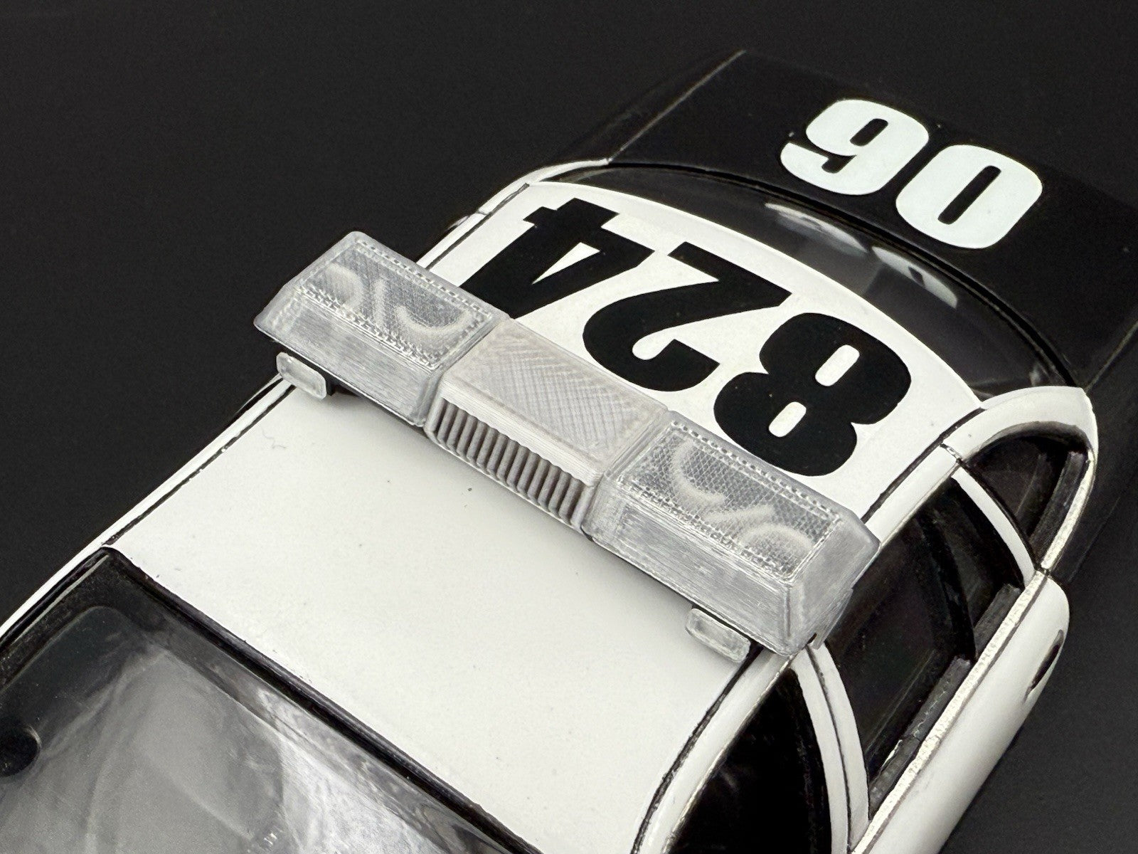 1/24 25 Scale Clear Chrome Streethawk Lightbar Police 24642