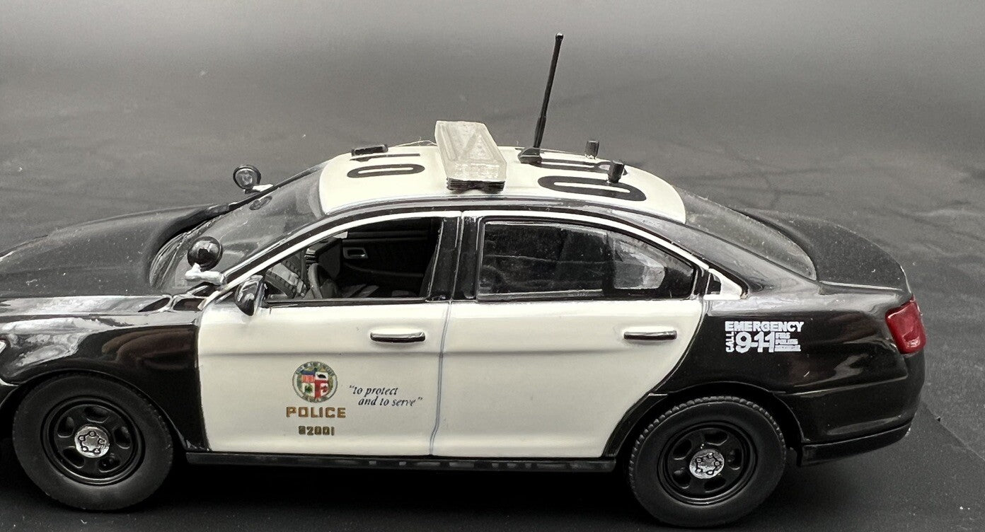2 Pack 1/43 Sedan Length Whelen LED Gray Top Lightbar O Scale Police Sheriff7