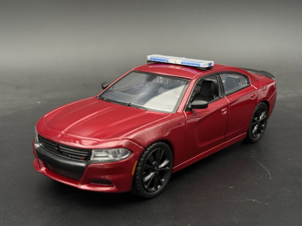 1/24 25 Scale Model LED Ready Whelen Liberty II Blue Police Lightbar 2449B113