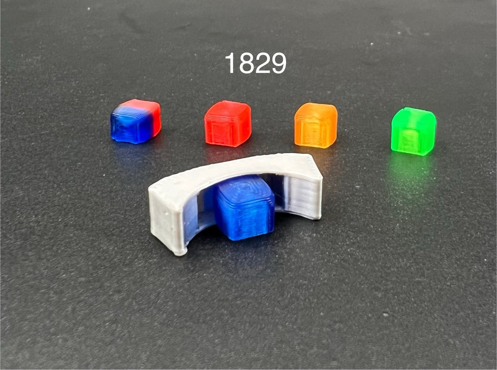 1/18 Scale Model Federal Signal fire beam Amber Red Blue Green Interior Lightbar0