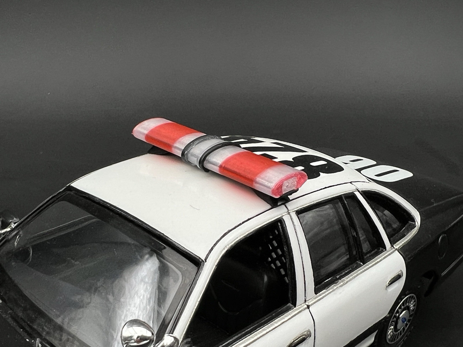 1/24 25 LED Ready NYPD Mustang Style Red Jetstream Lightbar New York Police Fire9