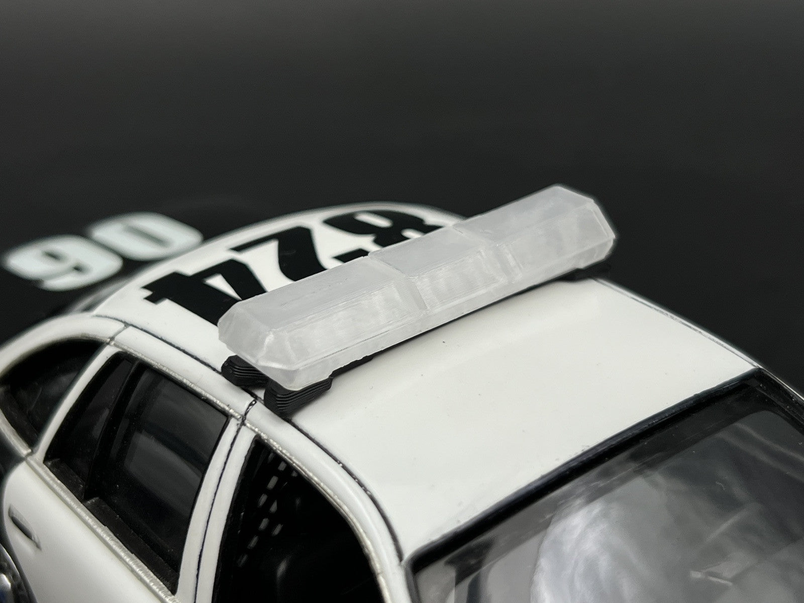 1/24 25 Scale Clear Code 3 MX7000 Lightbar LAPD LASD Sheriff Police4