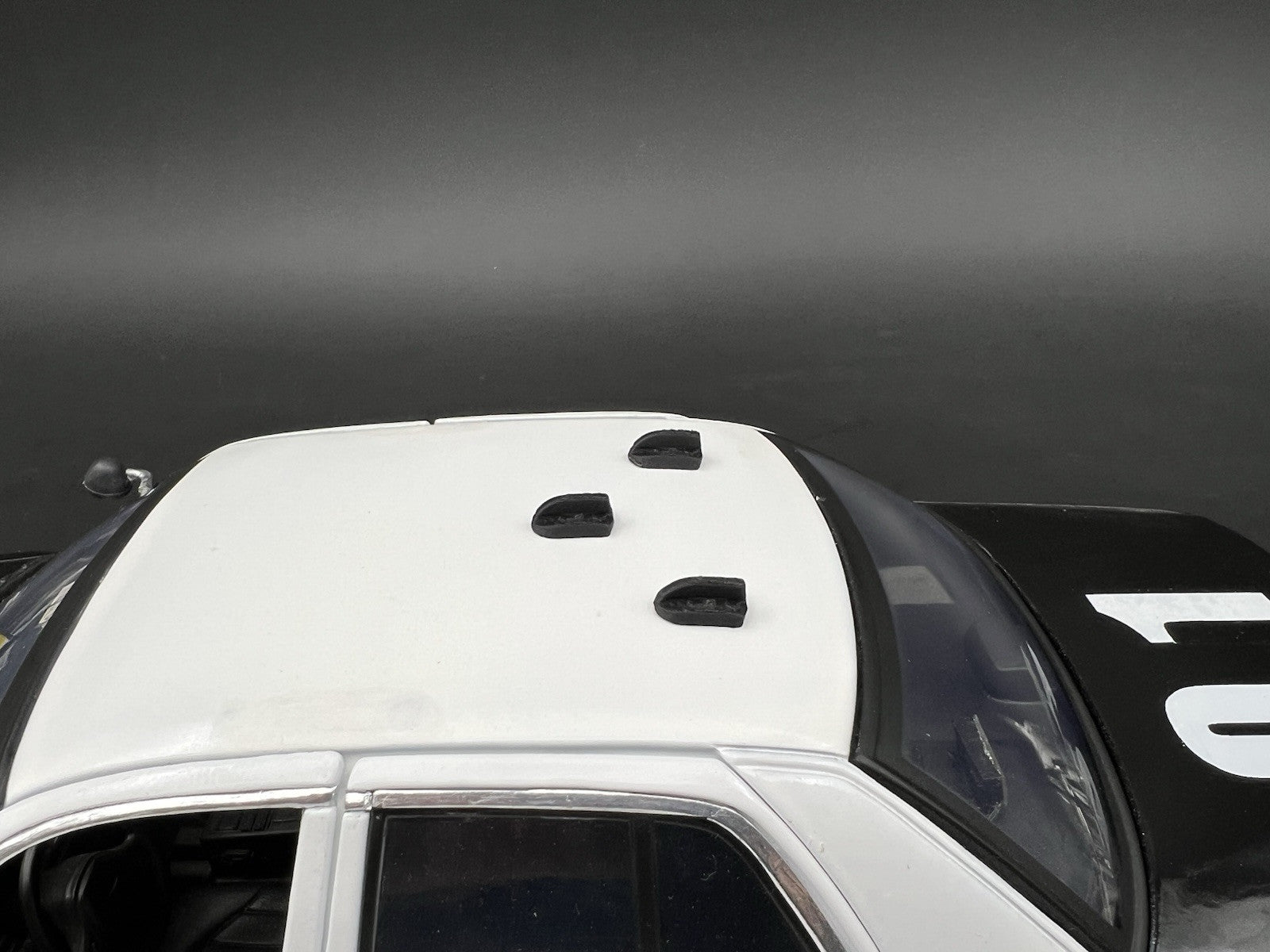 3-Pack 1/24 25 Scale Model Shark Fin Antenna LAPD Style Los Angeles Police 24313