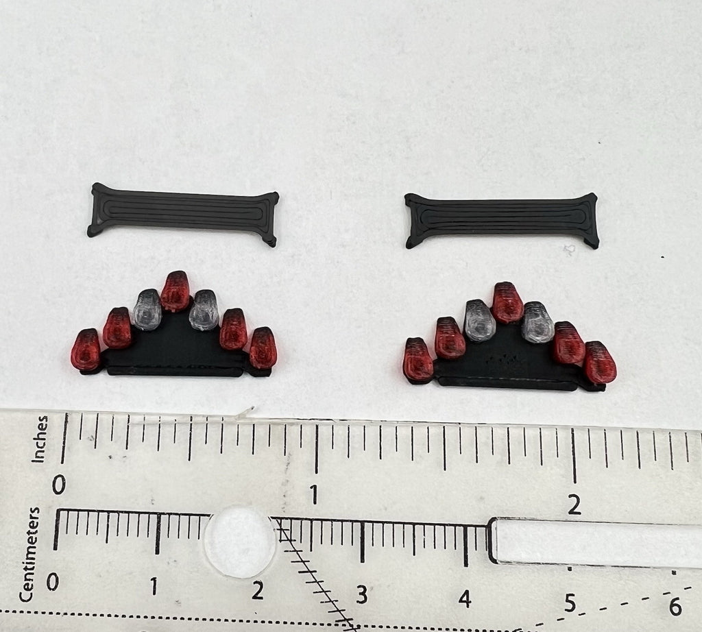 2 Pack 1/64 Red Vector Vision Lightbar Pre 2008 NYPD New York Police Sheriff1