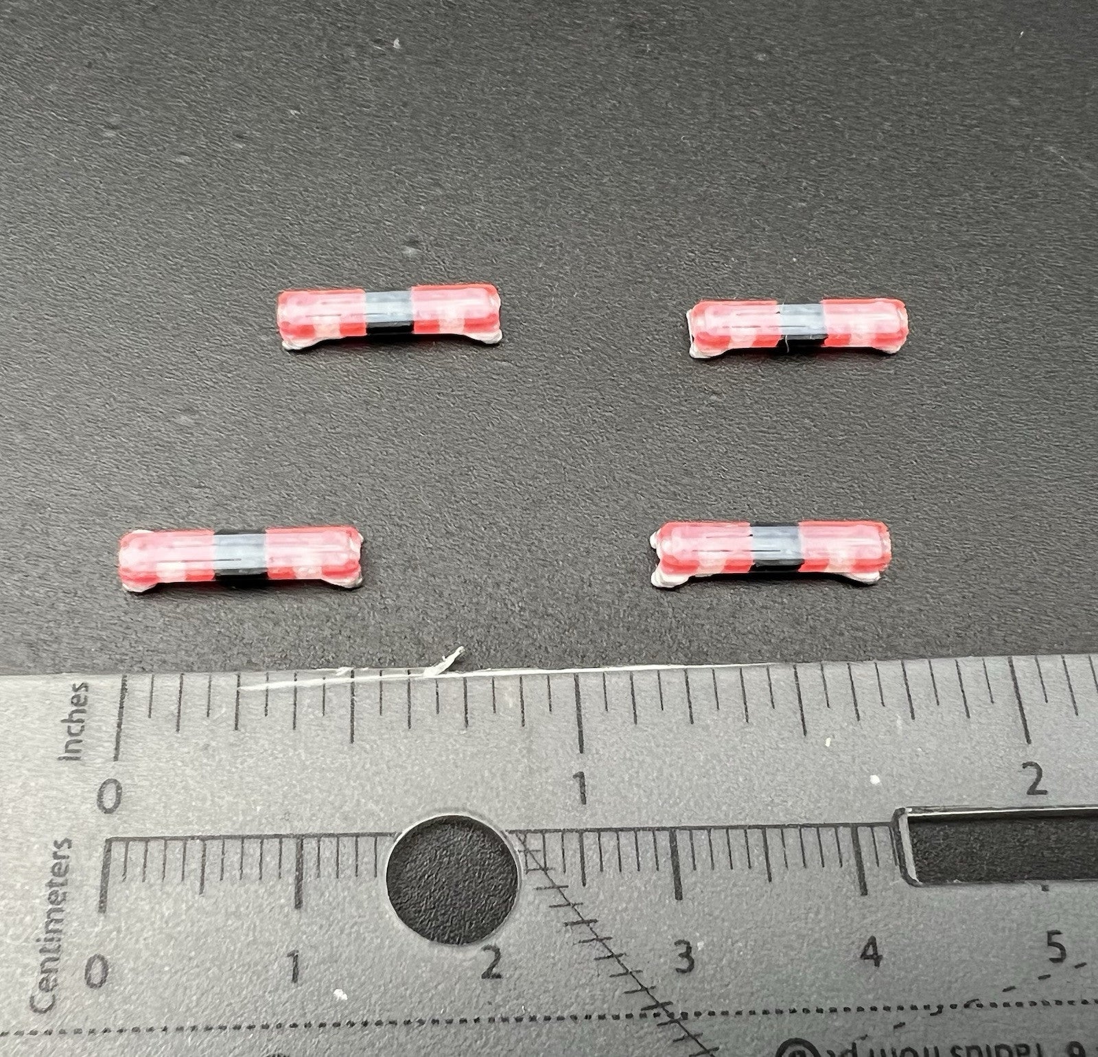 4 Pack 1/87 HO Edge Lightbar Red Fire EMS Police Sheriff Car Truck Ambulance6