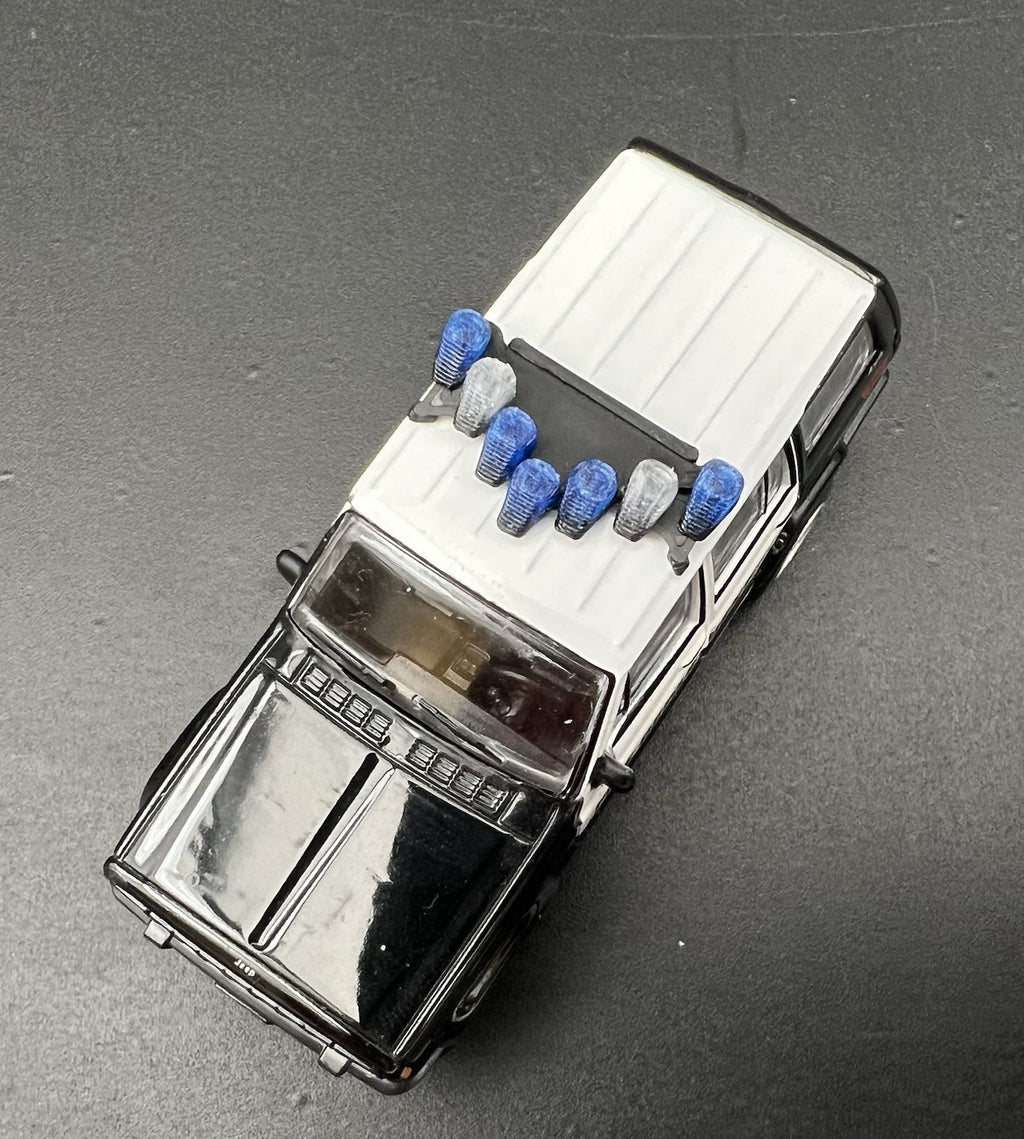 2 Pack 1/64 Blue Vector Vision Lightbar FHP Florida Highway Patrol State Police3