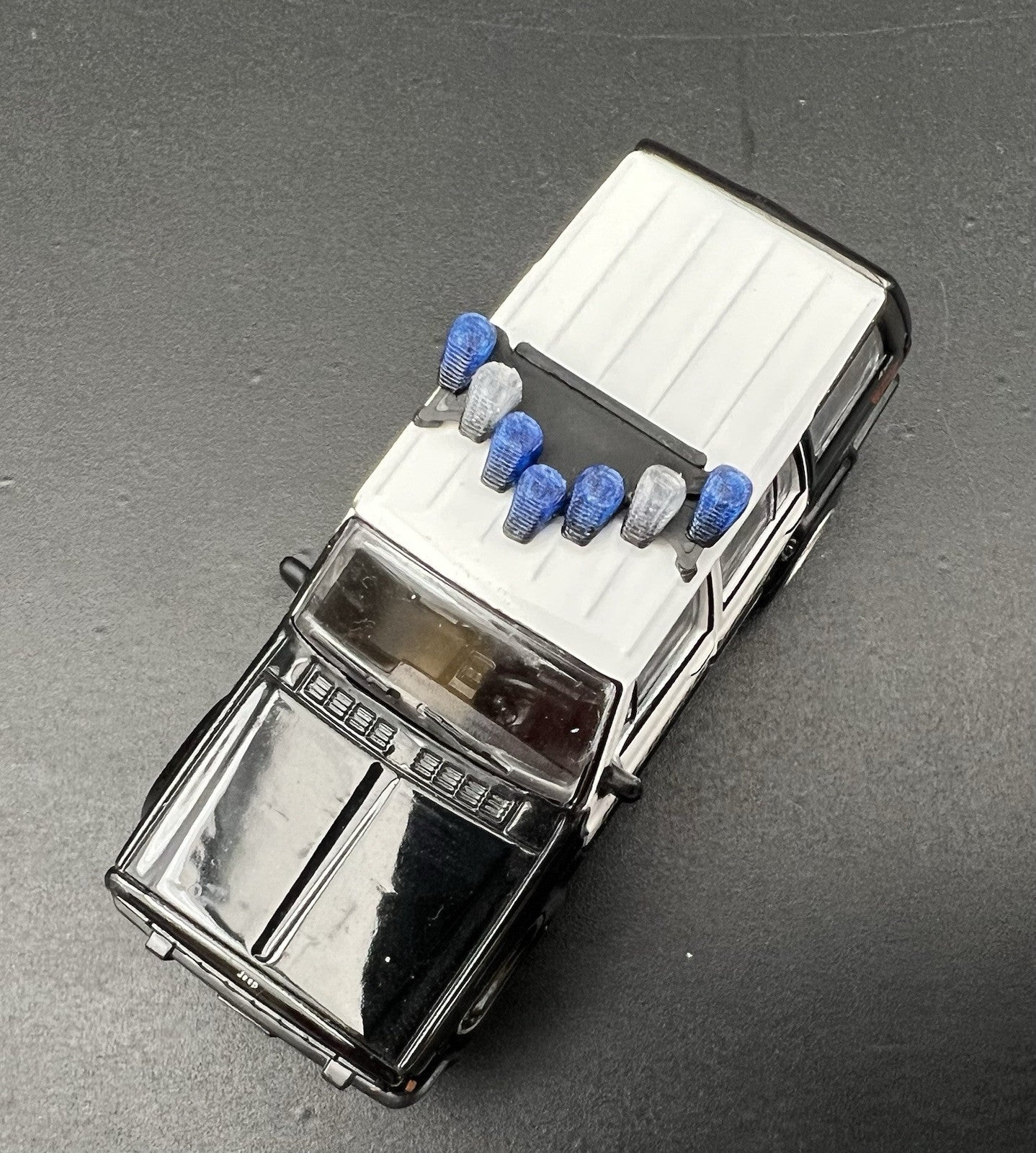 2 Pack 1/64 Blue Vector Vision Lightbar FHP Florida Highway Patrol State Police3