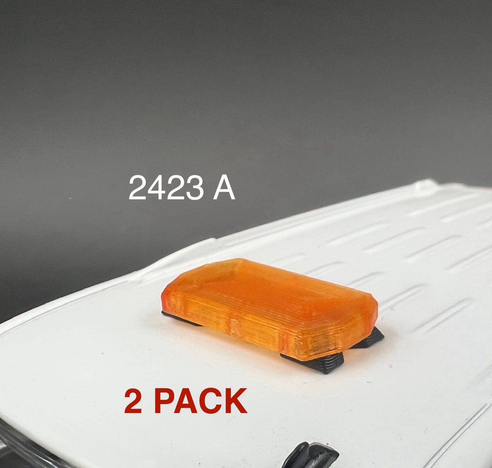 2 Pack 1/24 25 Mini Code 3 2700 Amber Yellow Lightbars Tow Construction Truck0