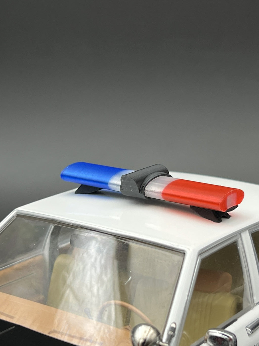 1/18 LED Ready Jetsonic Lightbar Blue Clear Red Police Sheriff Highway Patrol4