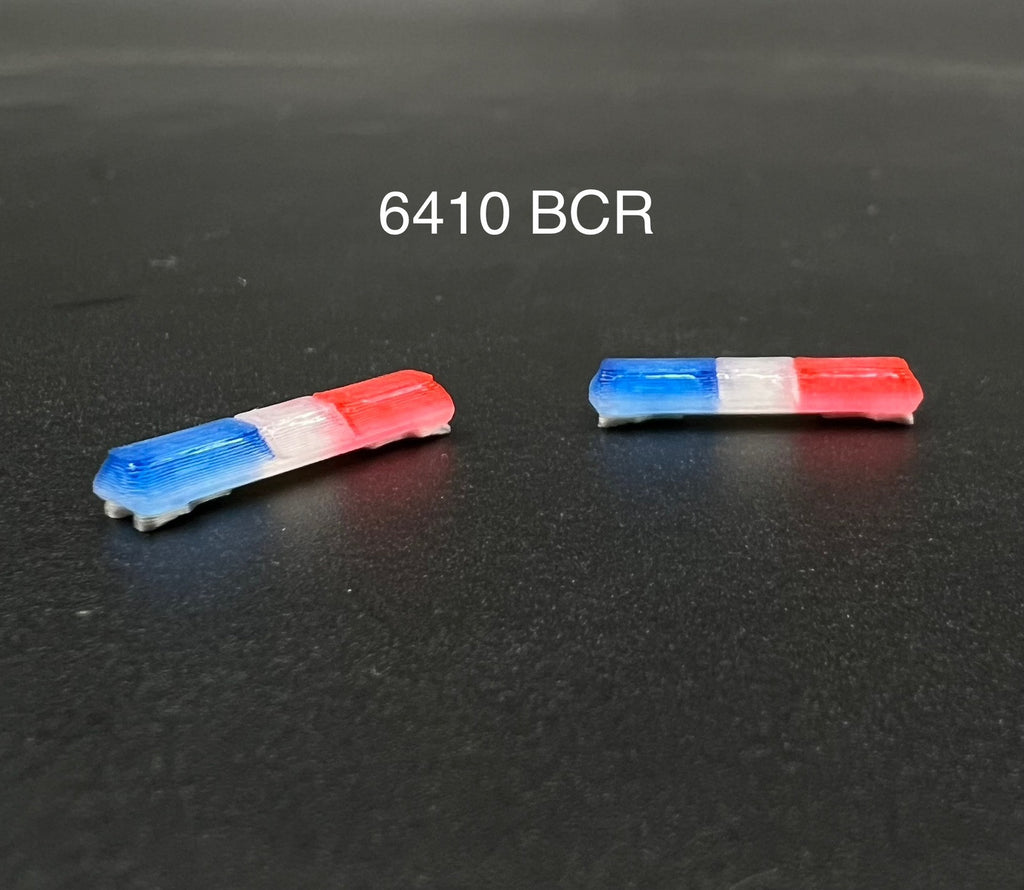 2 Pack 1/64 Code 3 MX7000 Blue Red Lightbar Greenlight Police Sheriff Patrol0