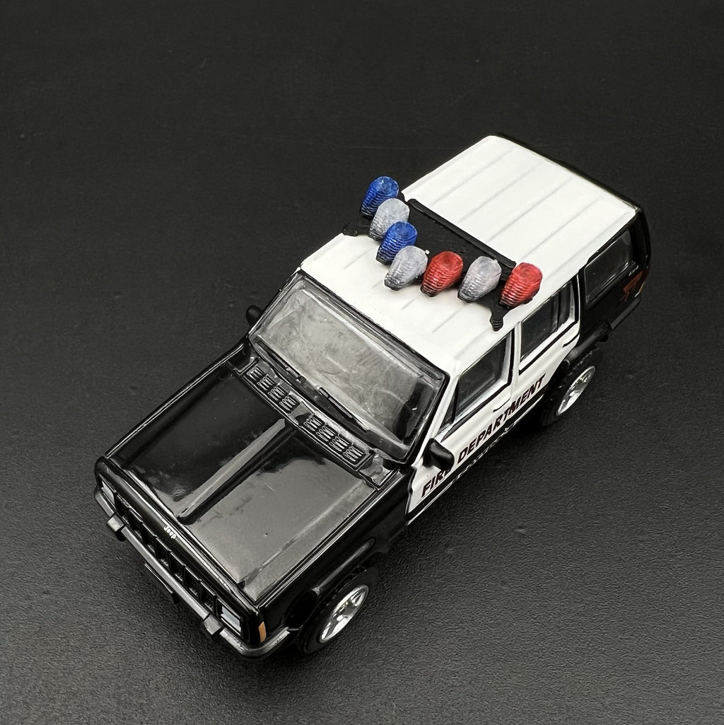 2 Pack 1/64 Blue Red Vector Vision Lightbar Police Sheriff Fire State Patrol3