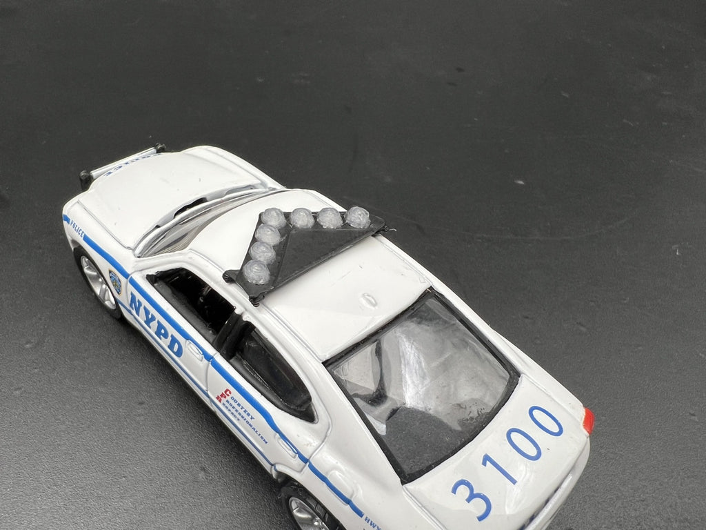2 Pack 1/64 Federal Signal Vector Vision SLR Lightbar For Greenlight Police Cars5