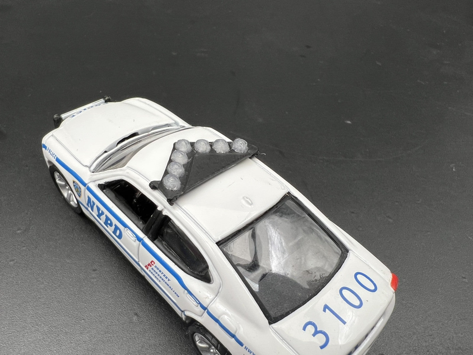 2 Pack 1/64 Federal Signal Vector Vision SLR Lightbar For Greenlight Police Cars5