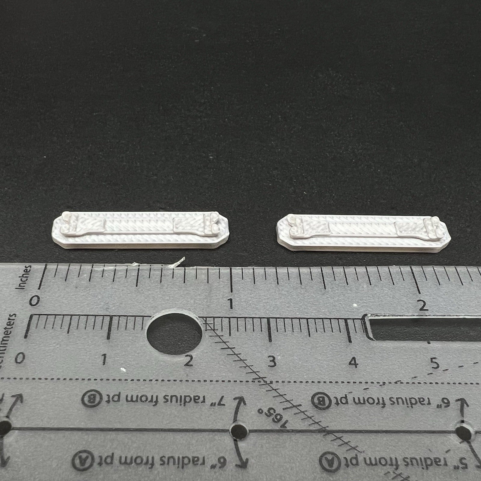 2 Pack 1/50 Code 3 Low Profile Lightbar Pickup Truck TWH WSI First Gear Sword2