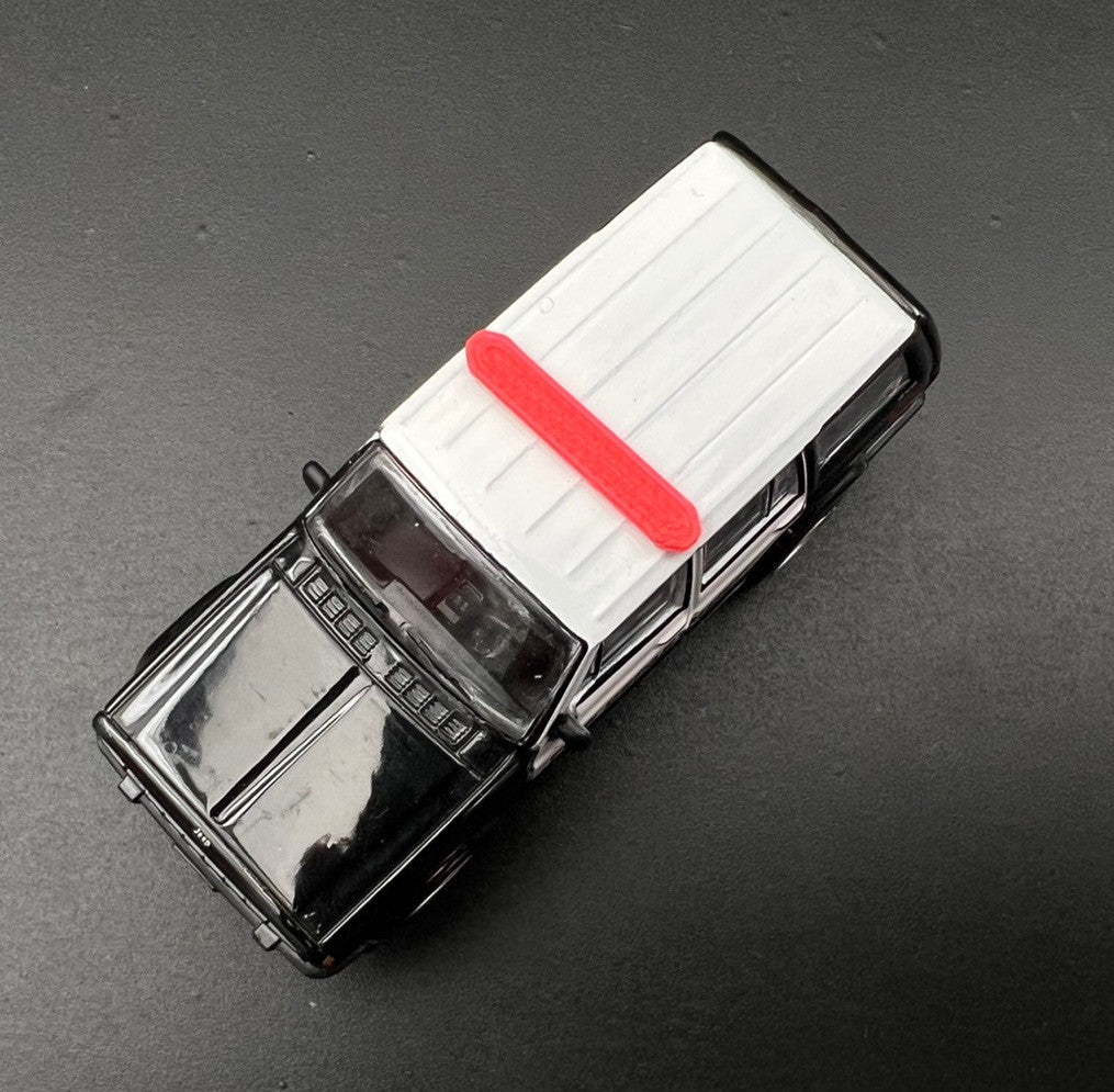 2 Pack 1/64 Red LED Style Narrow Lightbar Greenlight Fire EMS Ambulance SUV4