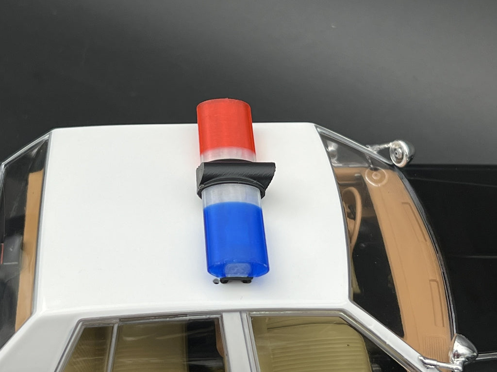 1/18 LED Ready Jetsonic Lightbar Blue Clear Red Police Sheriff Highway Patrol8