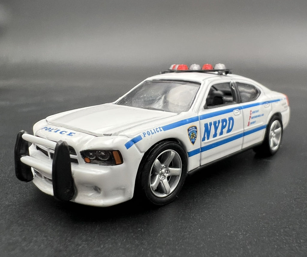 2 Pack 1/64 NYPD Red Federal Signal Vision SLR Lightbar Greenlight Police Car14