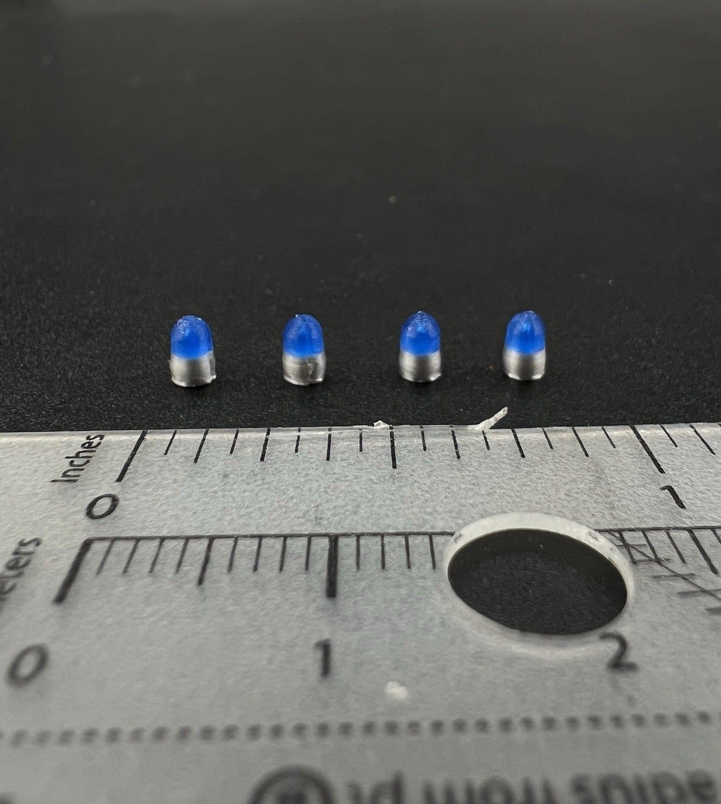 4 Pack 1/87 Vintage Blue Beacon Ray Lightbar Police Sheriff State Highway Patrol5