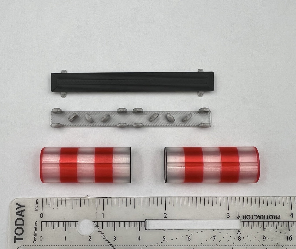 1/18 LED Ready AeroDynic Lightbar Alternating Clear Red Fire EMS Ambulance1