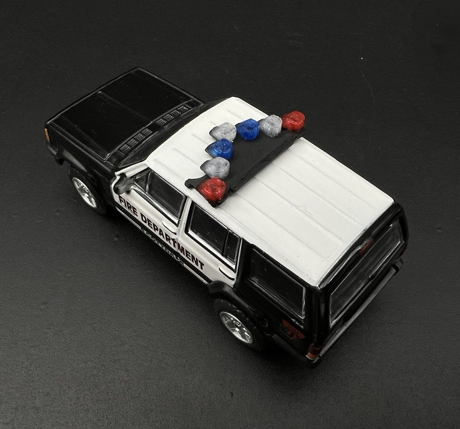 2 Pack 1/64 Blue Red Vector Vision Lightbar Las Vegas Metro Police LVMPD Style9