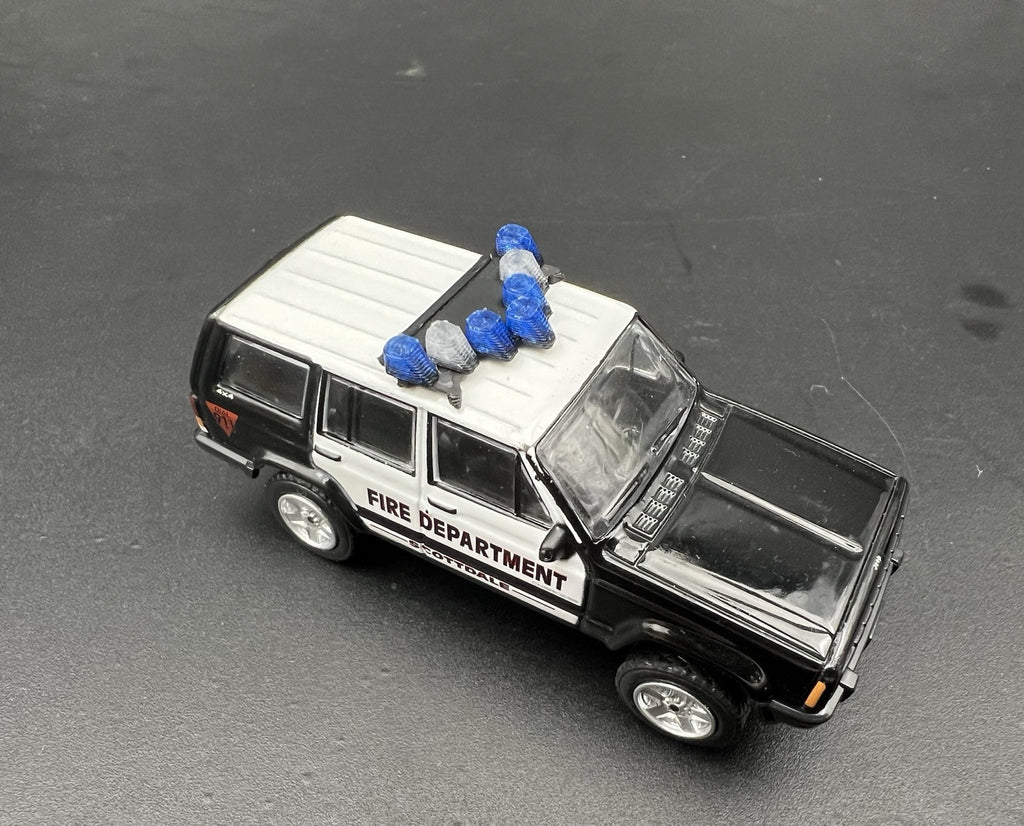 2 Pack 1/64 Blue Vector Vision Lightbar FHP Florida Highway Patrol State Police6