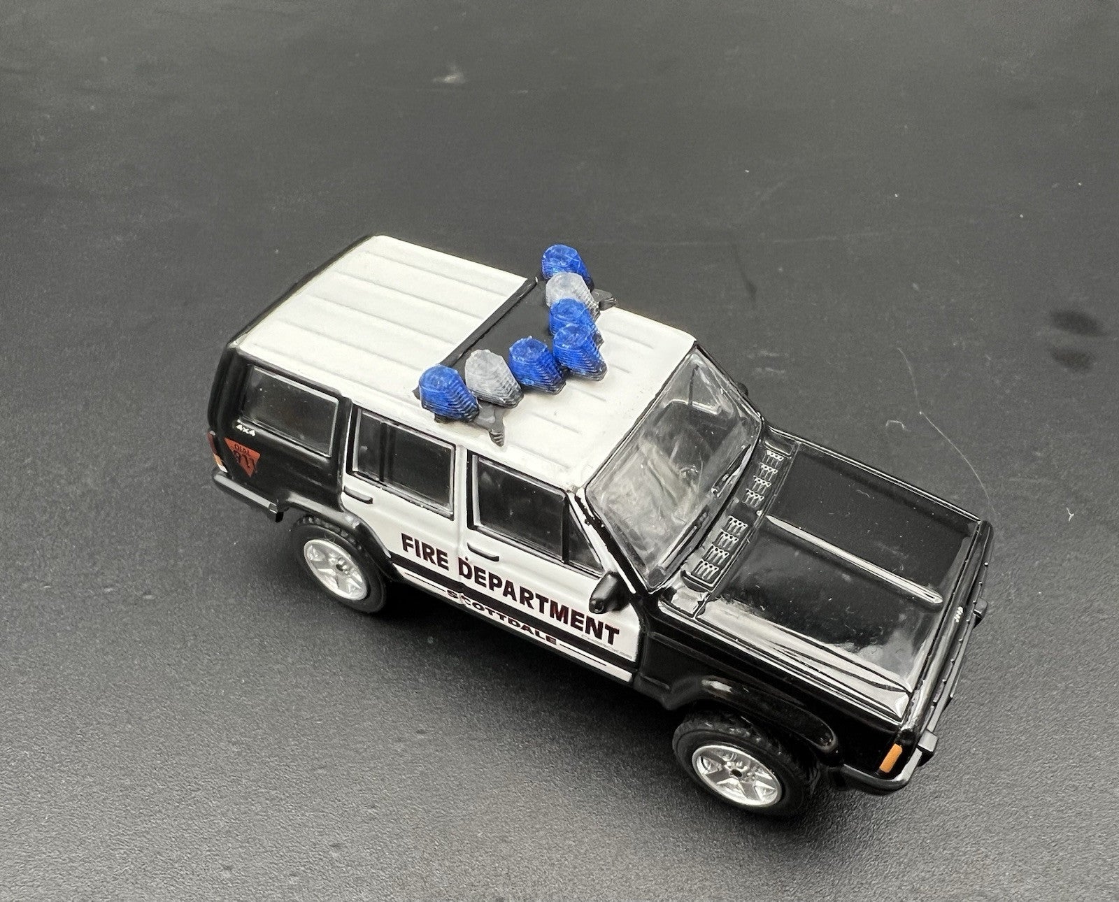 2 Pack 1/64 Blue Vector Vision Lightbar FHP Florida Highway Patrol State Police6