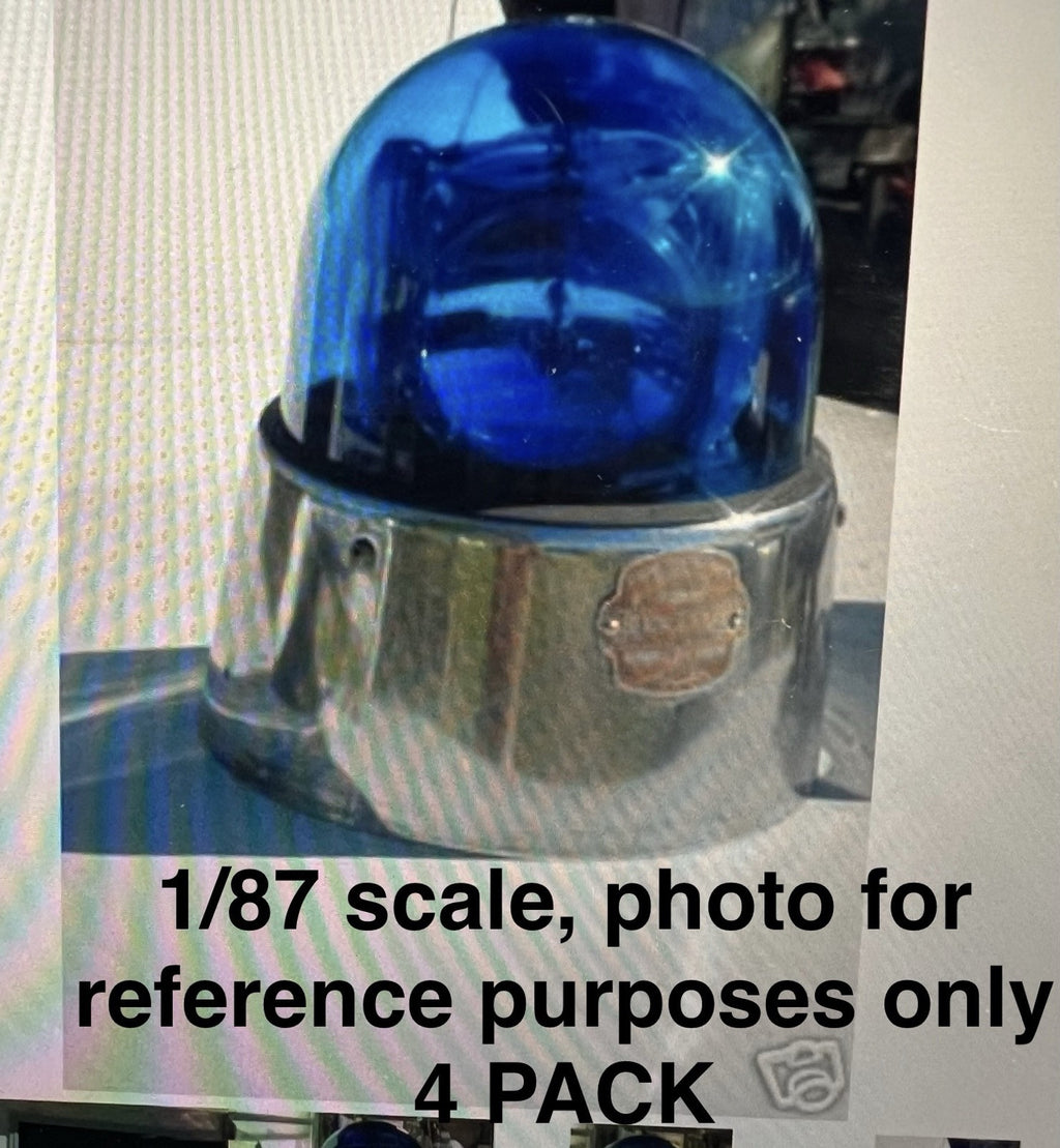 4 Pack 1/87 Vintage Blue Beacon Ray Lightbar Police Sheriff State Highway Patrol6