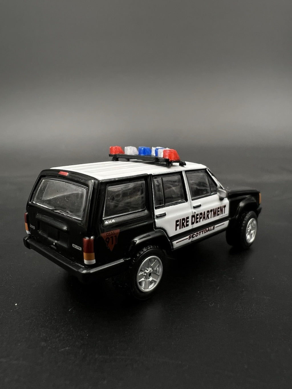 2 Pack 1/64 Blue Red Vector Vision Lightbar Las Vegas Metro Police LVMPD Style6