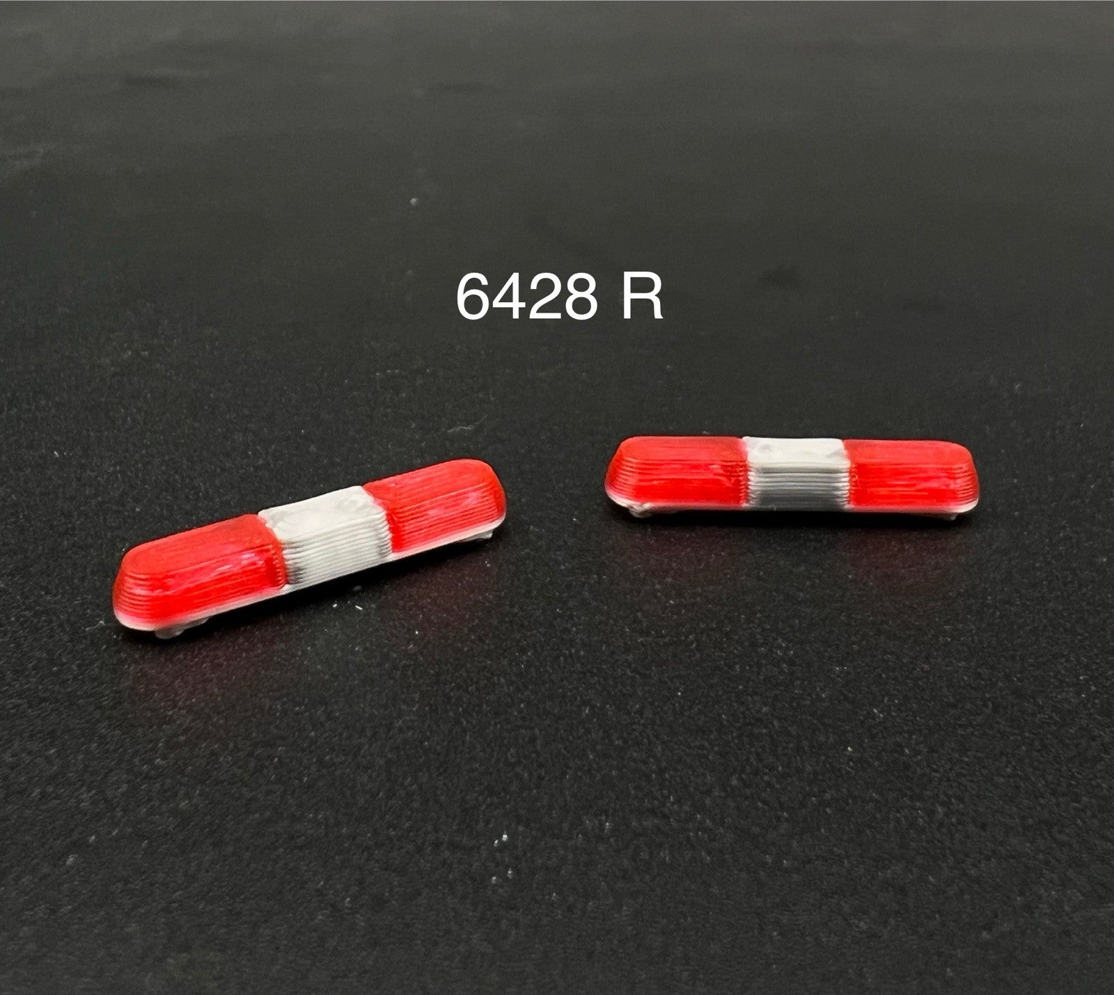 2 Pack 1/64 90H 8000 Lightbar Red Fire EMS Police Sheriff Car Truck Ambulance0