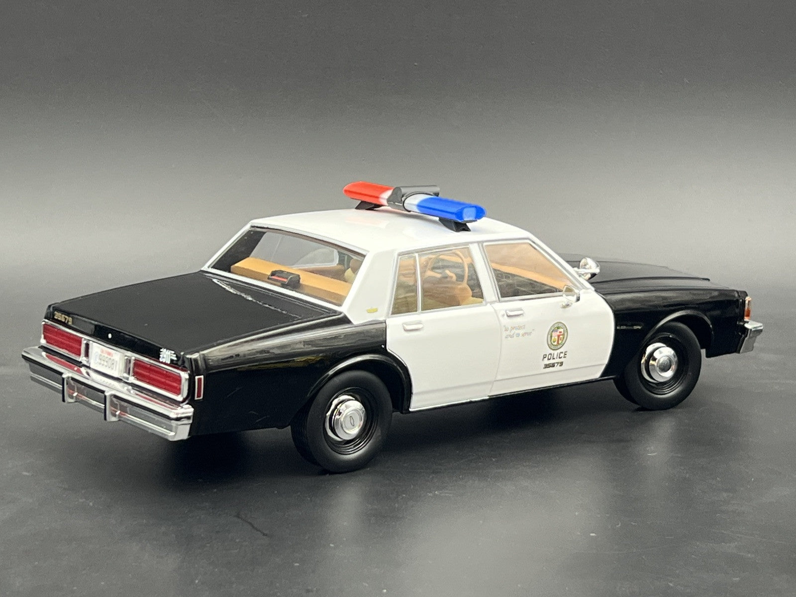 1/18 LED Ready Jetsonic Lightbar Blue Clear Red Police Sheriff Highway Patrol7