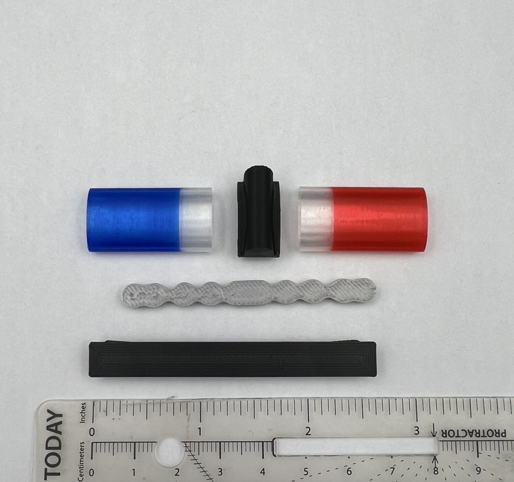 1/18 LED Ready Jetsonic Lightbar Blue Clear Red Police Sheriff Highway Patrol2