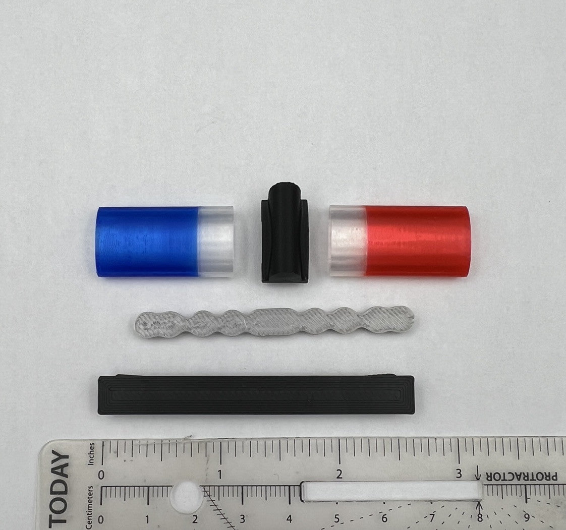 1/18 LED Ready Jetsonic Lightbar Blue Clear Red Police Sheriff Highway Patrol2