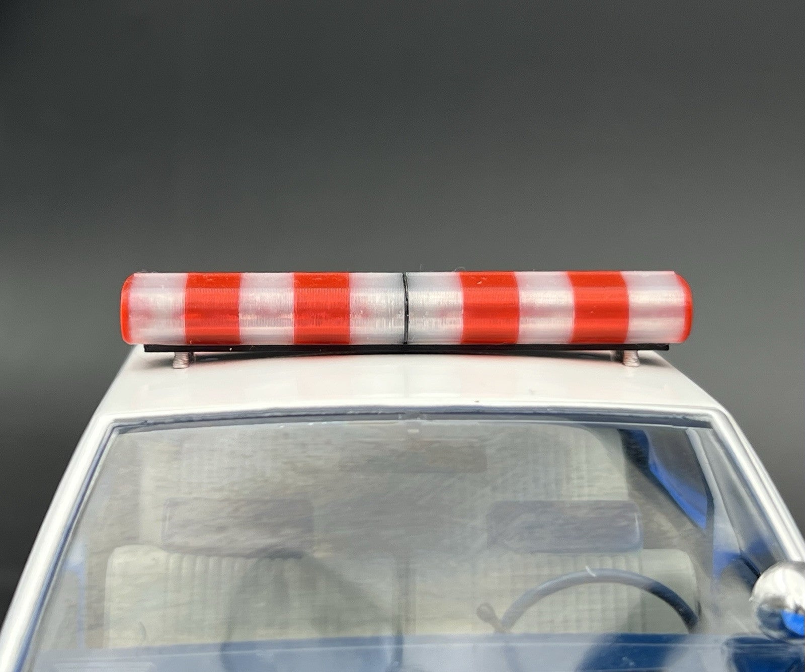 1/18 LED Ready AeroDynic Lightbar Alternating Clear Red Fire EMS Ambulance3