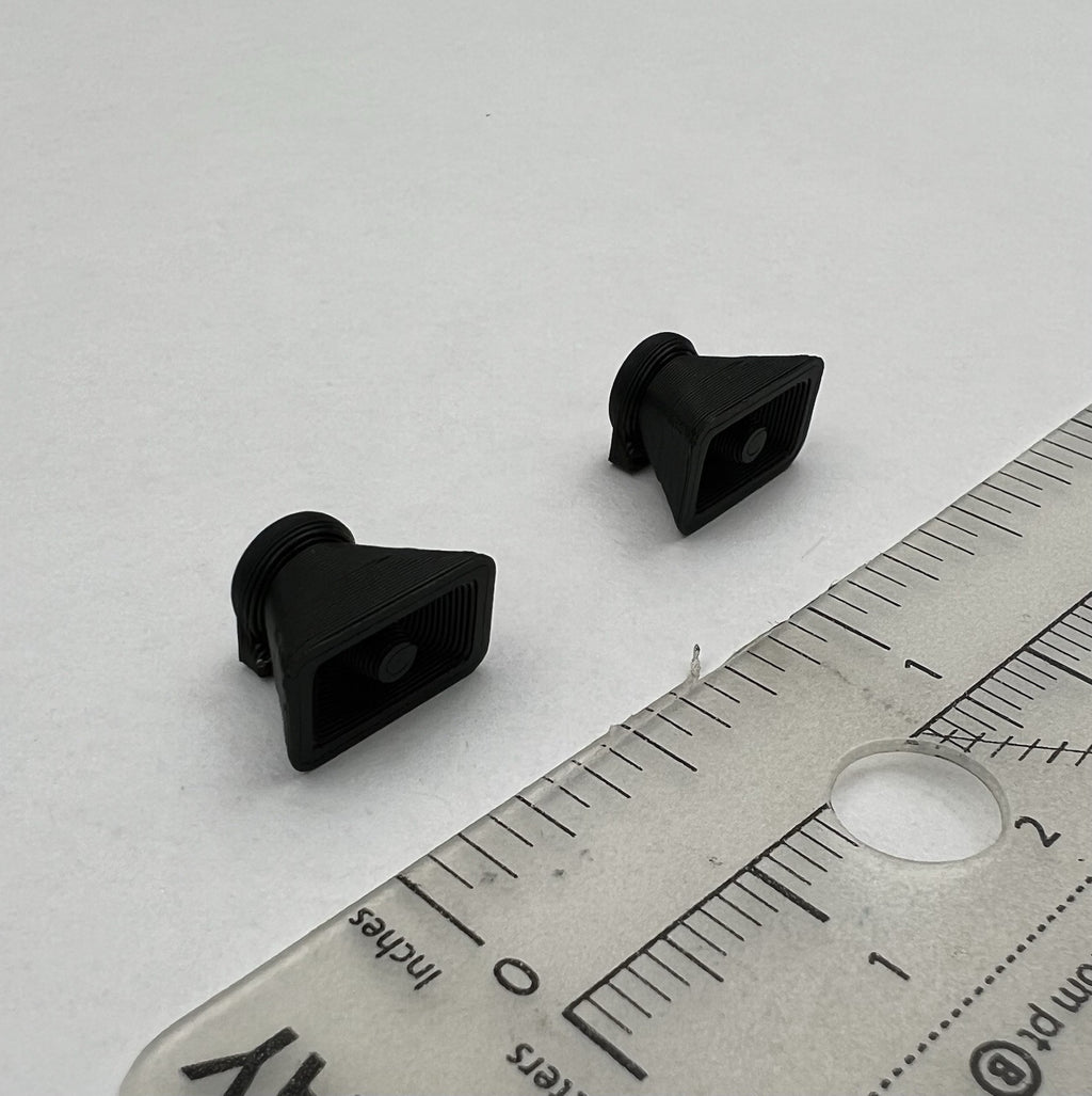 2 Pack 1/18 Siren Speaker TS100 CHP Push Bumper Style Police Federal Signal5