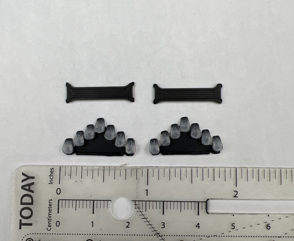 2 Pack 1/64 Federal Signal Old Vector Vision Lightbar For Greenlight Police Cars2