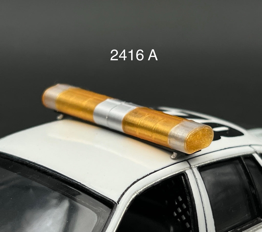 1/24 1/25 LED Compatible AeroDynic Lightbar Amber Clear Chrome Tow Work Truck0