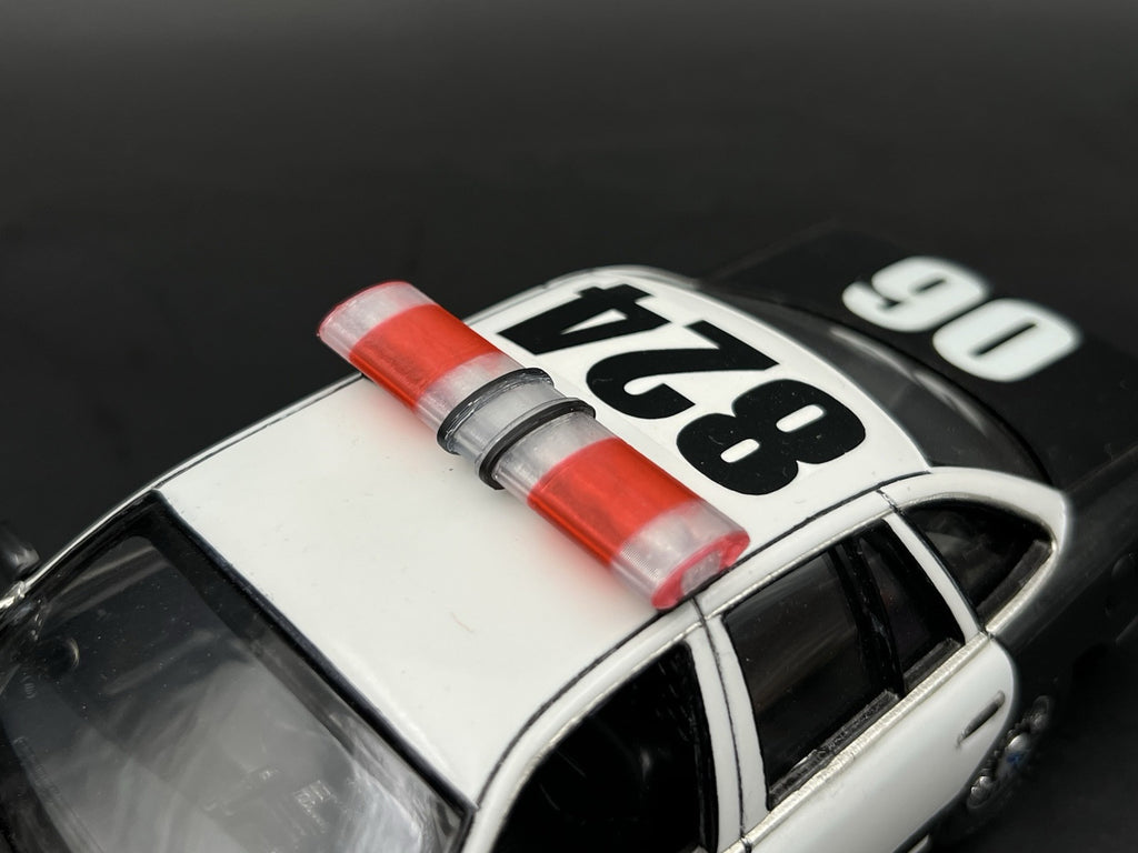 1/24 25 LED Ready NYPD Mustang Style Red Jetstream Lightbar New York Police Fire10