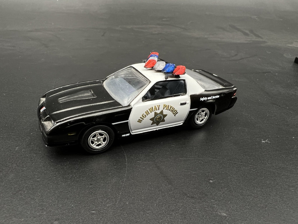 2-Pack 1/64 Scale Blue Red Vector Lightbar California Highway Patrol 6413 CHP9