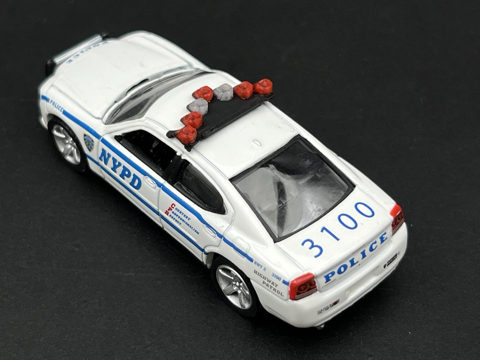 2 Pack 1/64 Red Vector Vision Lightbar Pre 2008 NYPD New York Police Sheriff15