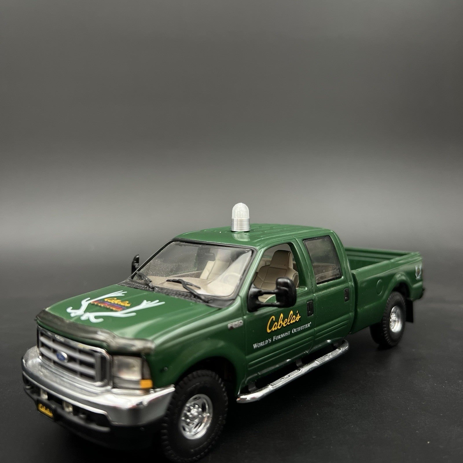 2 Pack 1/32 Vintage Clear Beacon Ray Lightbar Police Sheriff State Patrol Fire3