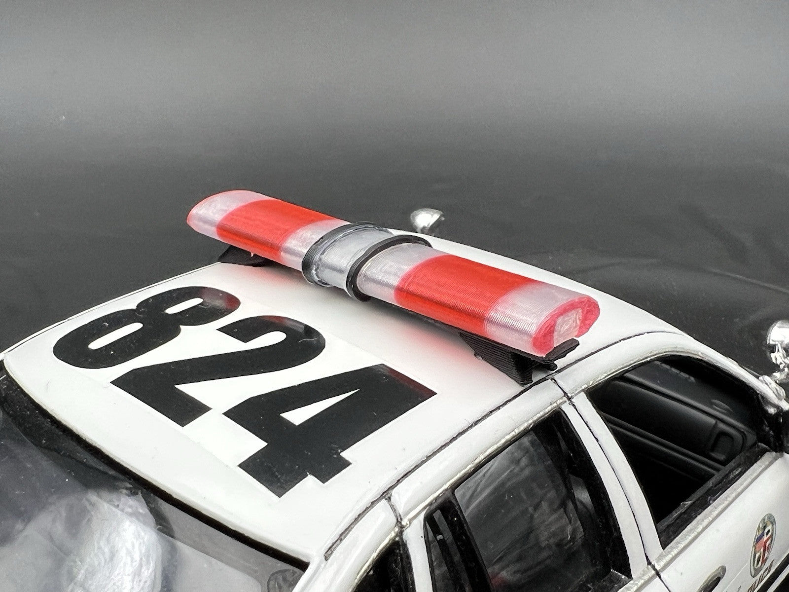 1/24 25 LED Ready NYPD Mustang Style Red Jetstream Lightbar New York Police Fire14