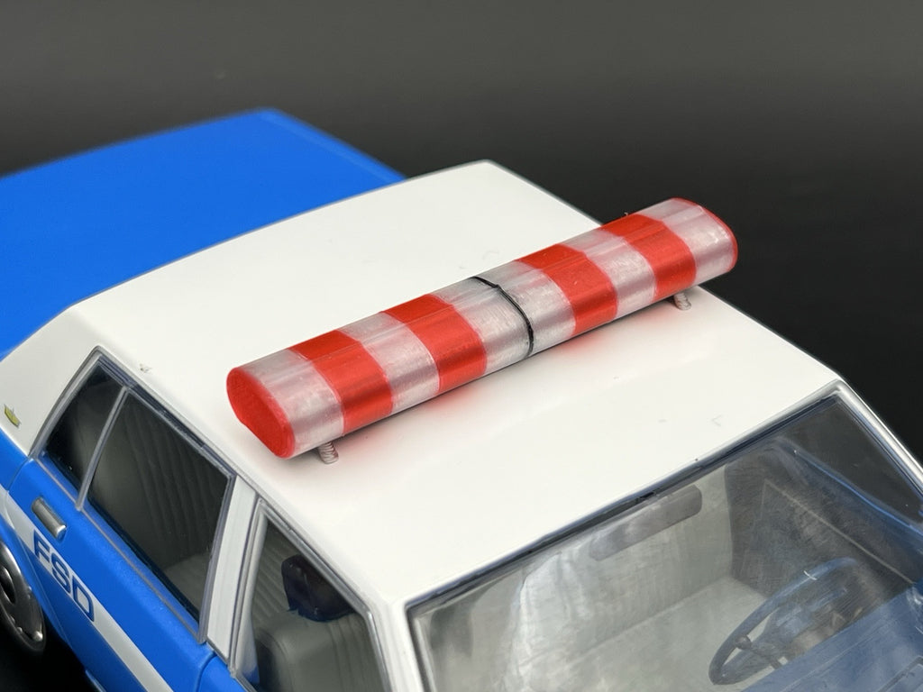 1/18 LED Ready AeroDynic Lightbar Alternating Clear Red Fire EMS Ambulance7