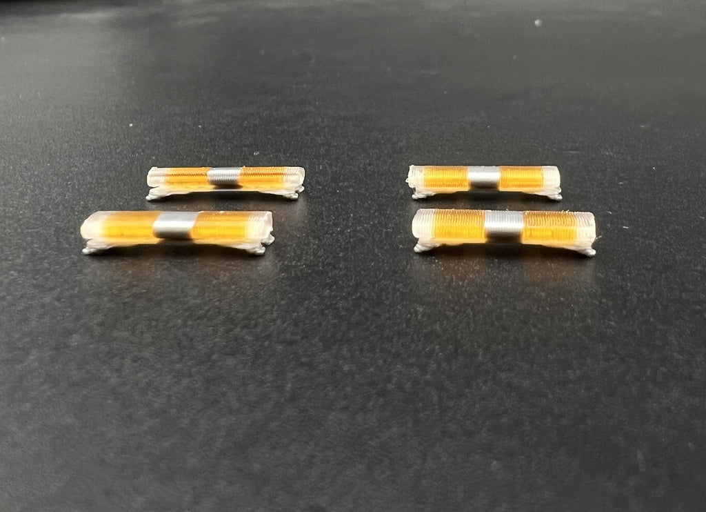 4 Pack 1/87 Amber Federal Signal Aerodynic Lightbar Work Truck Tow Security2